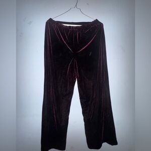 Sandra Darren Velvet Burgundy Garment